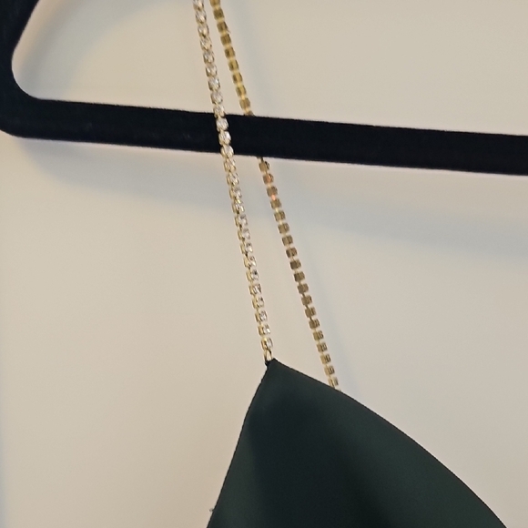 House of Harlow 1960 Dark Green with Chain Straps Size XS - Picture 4 of 10